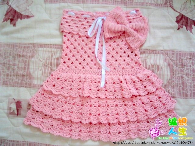 moldes de vestidos a crochet para niña (4)