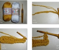 Moldes de  zapatitos crochet 2 colores paso a paso