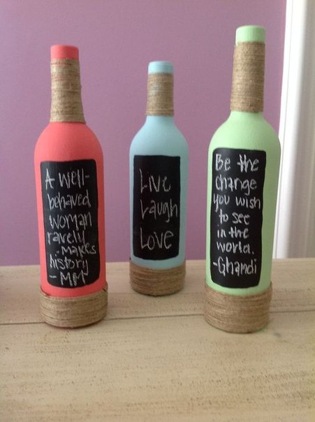 Ideas para decorar botellas de vino y licor (1)