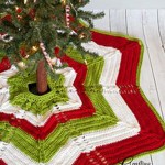 20 ideas Pie de arbol navideño tejido a crochet16