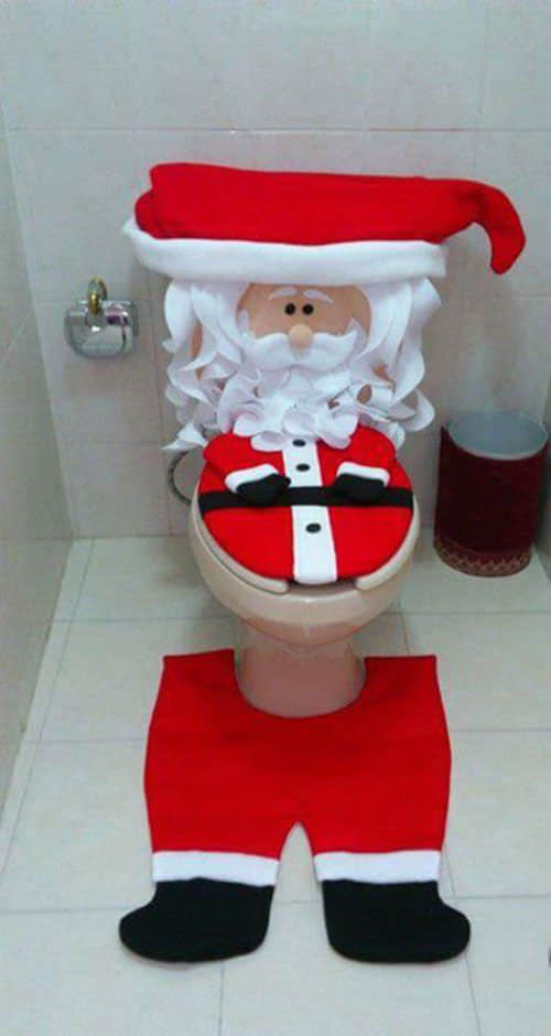 Decoración navideña para baños02