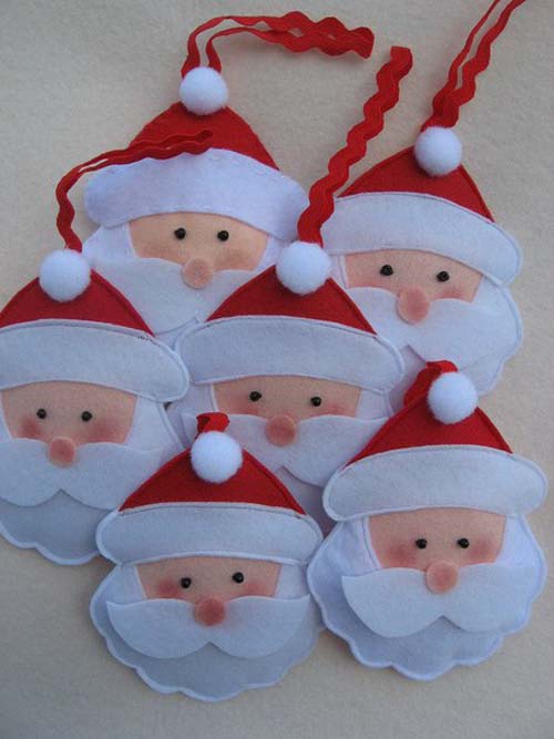 Moldes de muñecos navideños en fieltro02