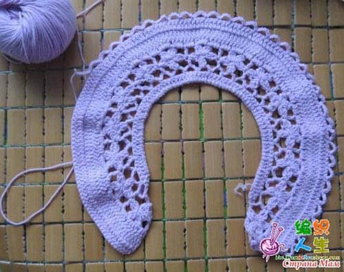 Patron gratis bolero tejido a crochet para niñas01