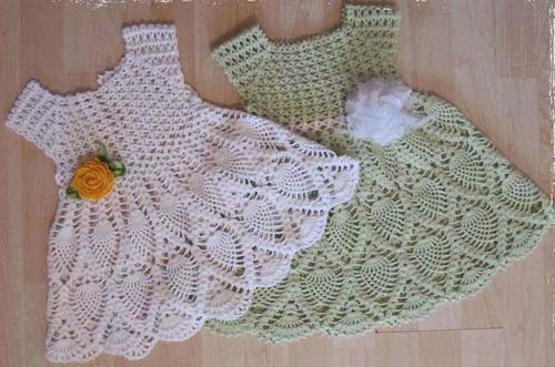 Patron gratis para tejer un vestido a crochet para niña02