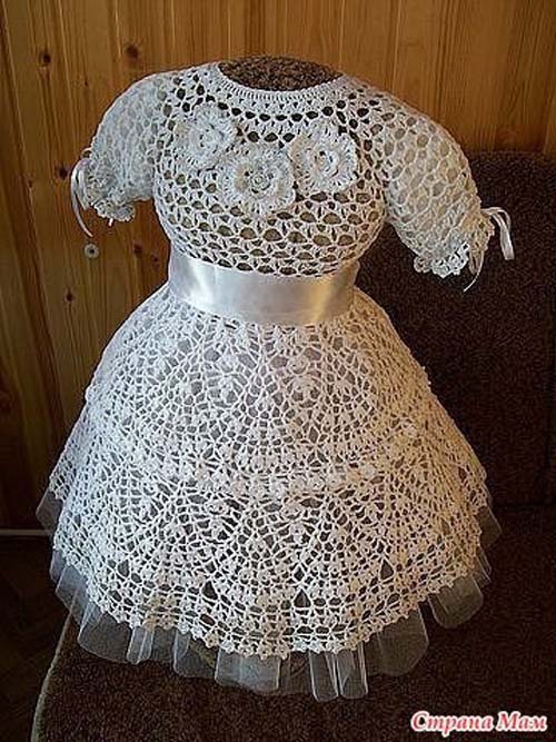 Patron para hacer un vestido de niña a crochet01