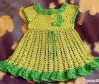Patrones vestidos tejidos a crochet para niñas