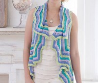 Chalecos tejidos a crochet para mujer
