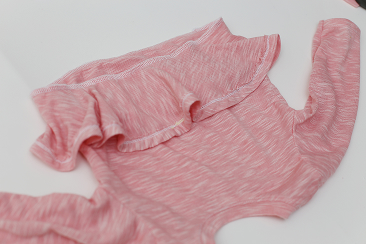 Como hacer una blusa peplum con moldes para bebe (7)