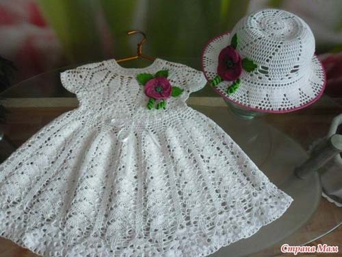 Esquema para tejer vestidos para niñas a crochet05