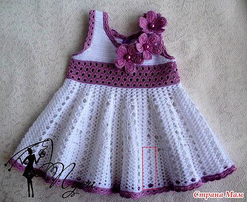 Modelos para hacer bonito vestido a crochet para niñas01