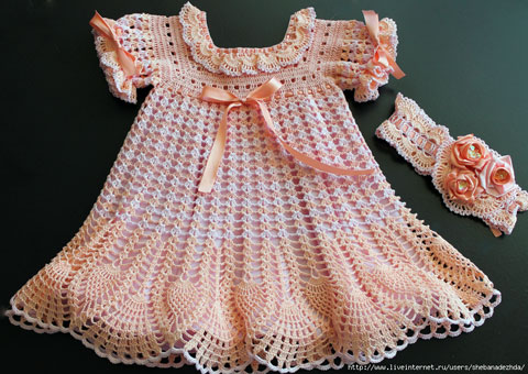 Modelos para hacer bonito vestido a crochet para niñas09