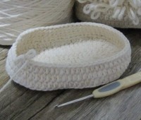 Botines tejidos a crochet para bebes