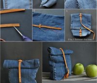 Cómo hacer un bolso con un viejo jean