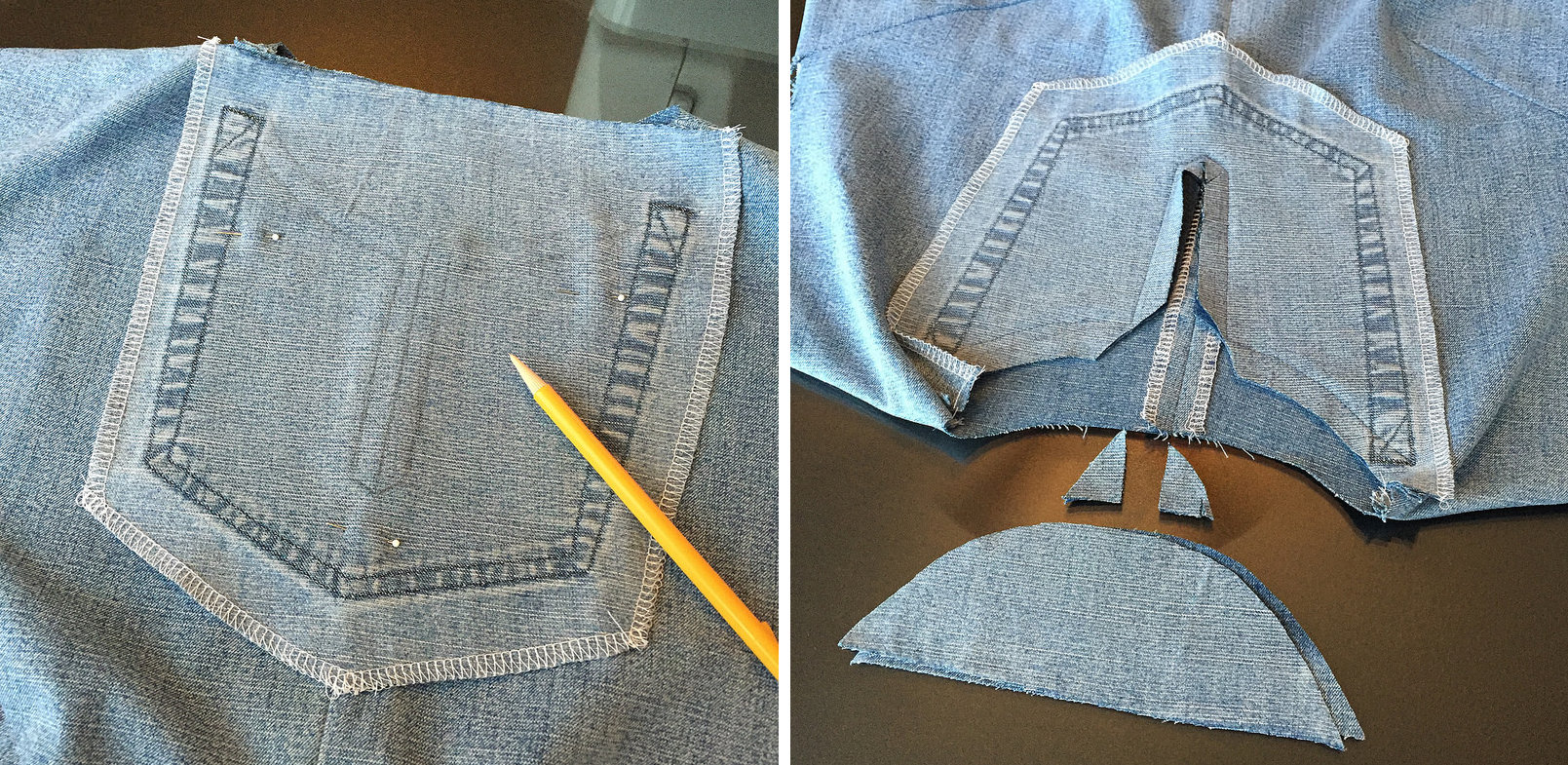 Como hacer blusas modelo túnica con jeans reciclados ¡Perfecta para el verano!9