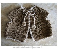 Como hacer un chaleco tejido a crochet para bebe