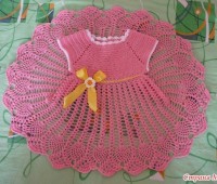 Ideas para tejer vestidos a crochet para niñas