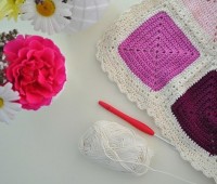 Crochet colchita o cobija para bebé